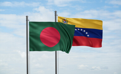 Venezuela and Bangladesh flag