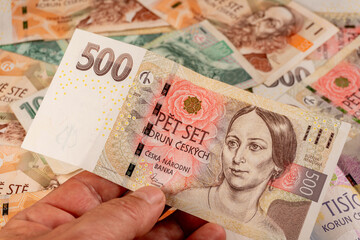 Money of Czech Republic.