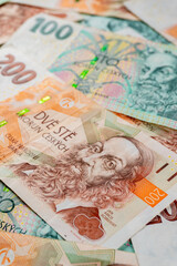 Money of Czech Republic.