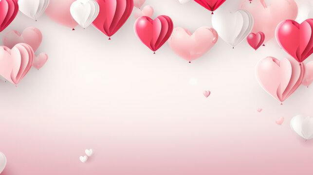 Valentine's Day concept. Top view photo of heart shaped marshmallow candles and sprinkles on isolated light pink background with copyspace
