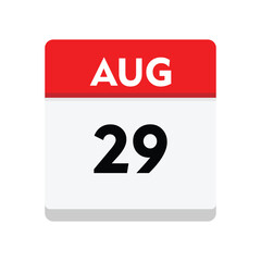 29 august icon with white background