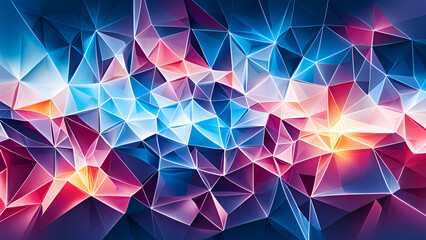 Obraz premium abstract background with triangles