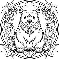 Coloring Pages  - Mandala - Vector