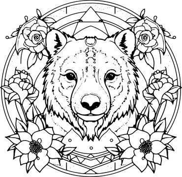 Coloring Pages  - Mandala - Vector