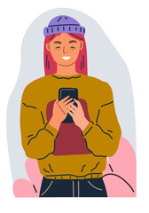 Fototapeta premium Spying, observing and sneaking. Vector illustration. Peeking person, subtle observer shielded from plain sight Spy, agent of shadows, constantly on watch Sneaking secret, hidden tales whispered