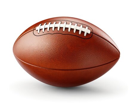 American football ball isolated