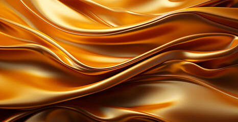 Golden Wave Background