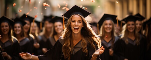 Happy graduation from the university, everyone!.