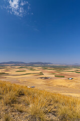 Fototapeta na wymiar landscape of Castilla La Mancha near Consuegra, Spain