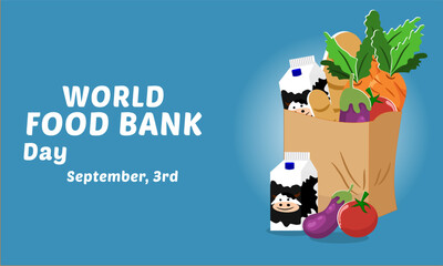 world food bank vector
