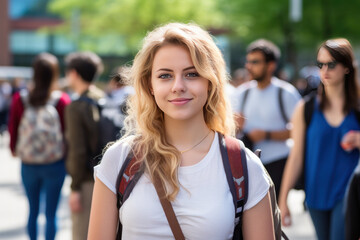 Fototapeta premium Back 2 school (AI Generated) 