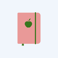 Food Diary Icon. Planner for Healthy Nutrition Outline Icon. Meal Notes Concept Editable Stroke - 638044954