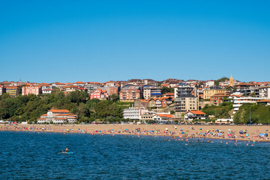 Ereaga beach, Algorta, Bizkaia, Spain.