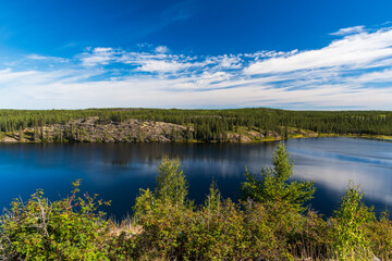 Beautiful Hidden Lakes Territorial Park along Ingraham Trail near Yellowknife, Northwest Territories, Canada