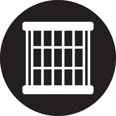 jail glyph icon