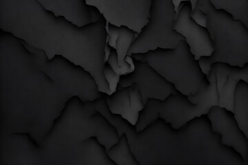 black wall texture, dark gray for design, rough cracked dark wall surface, crumbled