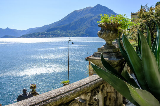 lake and mountains