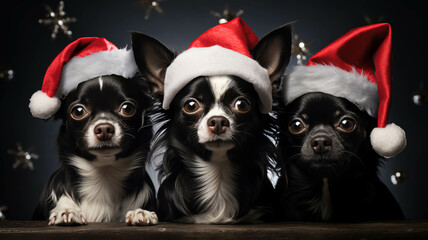 Dogs on Christmas