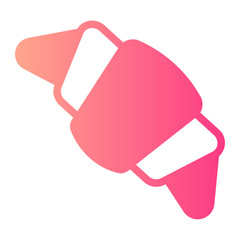 croissant gradient icon