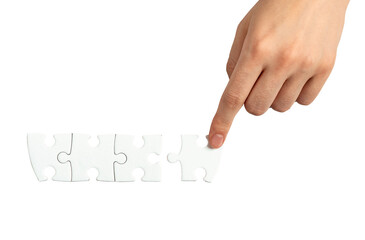 The final touch. Placing the missing puzzle piece.