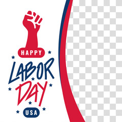 Happy Labor Day America Twibbon Template