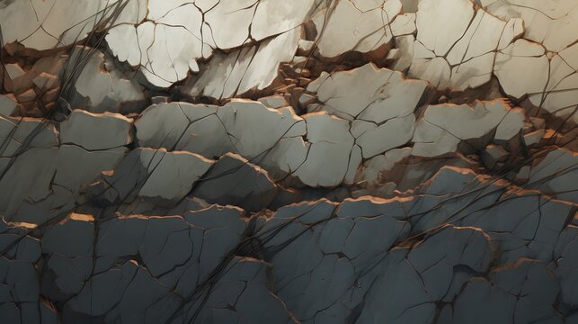texture craquelure gris rocheux, g&eacute;n&eacute;r&eacute; par IA