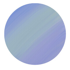 Colorful Abstract Circle Hand Drawn Isolated