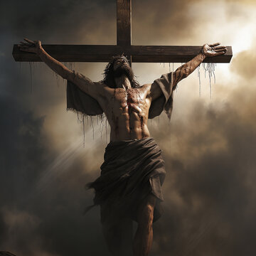 Jesus on the cross, Generative Ai