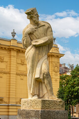Monument to Andriji Meduliću (Spomenik Andriji Meduliću) Zagreb in the state of Zagreb Croatia