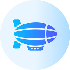 zeppelin gradient icon © ajat