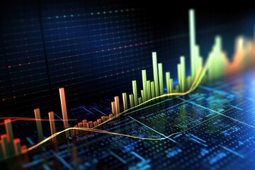 At night, the light from the graph on the screen illuminates the room with an eerie glow, hinting at unknown secrets just waiting to be discovered