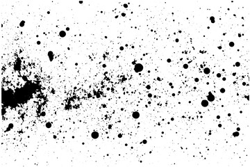 Obraz premium Gritty gravel texture. Gradient halftone overlay backdrop. Monochrome abstract splattered design vector background.