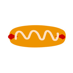 Hot dogs with mustard