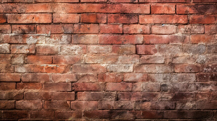 Obraz premium Macro Close-Up Of A Weathered Brick Wall