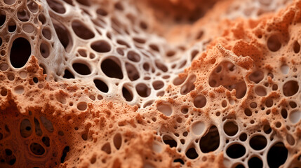 Macro Close-Up Of A Sponge's Pores