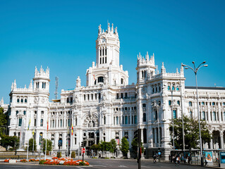 Fototapeta na wymiar plaza de España Madrid city 