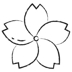 Hand drawn Flower icon