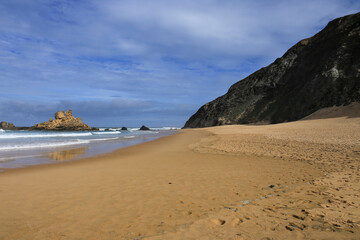 Beautiful Castelejo Beach in Algarve, Portugal