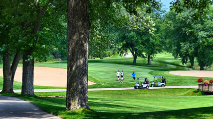 A Beautiful Day on the Golf Course