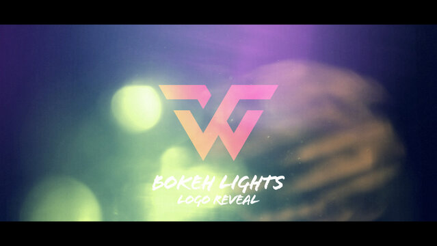 Bokeh Lights Logo Reveal
