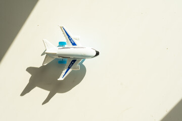  airplane on white background High