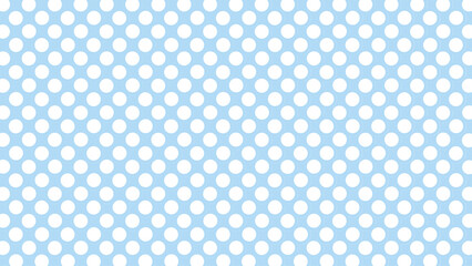 Blue seamless background with white dots