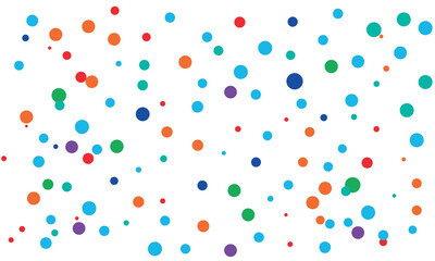 colorful polka dots design vector, colorful &lrm;abstract dot background