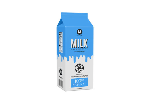 2L Milk Pack Mockup