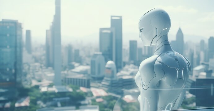 Overlord Robot: Dominating the City Skyline