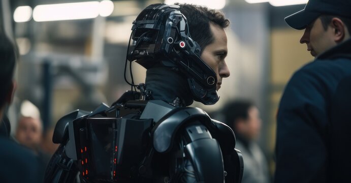 Merging Realms: The Hybrid of Human and Robot