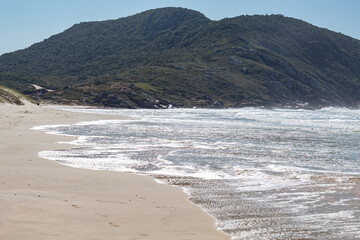 waves on the Santinho beach in the city of Florianópolis Santa Catarina Brazil