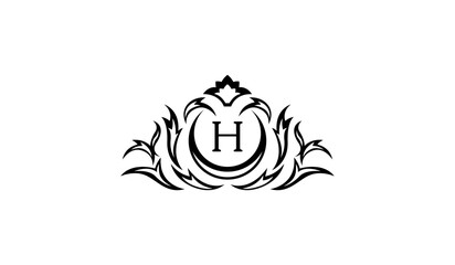 illustration of a tattoo of an eagle Alphabet H