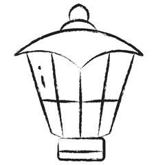 Hand drawn Outdoor Light icon