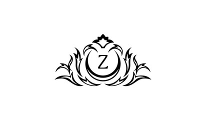 illustration of a tattoo of an eagle Alphabet Z